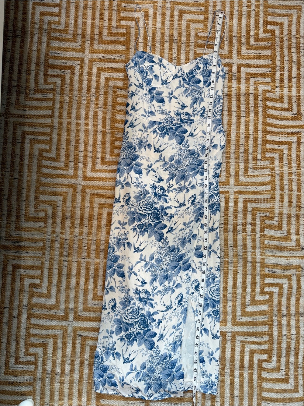 REFORMATION Floral Print Midi Dress - Picture 11 of 12